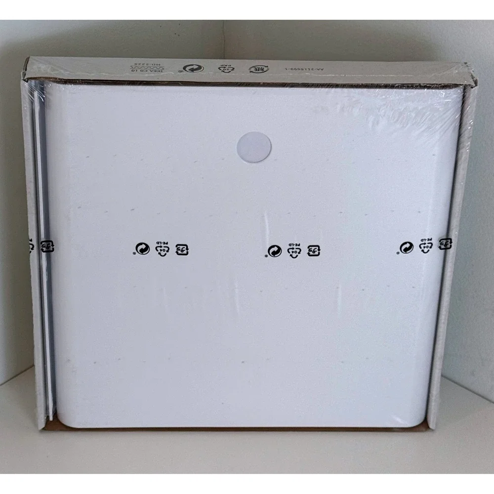 IKEA KUGGIS Storage Box White 11 3/4